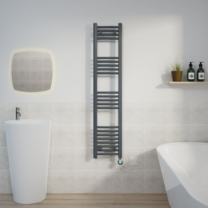 Image of Warmehaus - Curved Towel Rail Thermostatic&hellip;