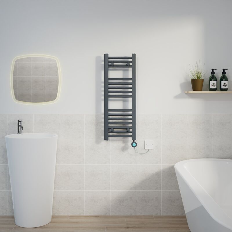 Image of Warmehaus - Curved Towel Rail Thermostatic&hellip;