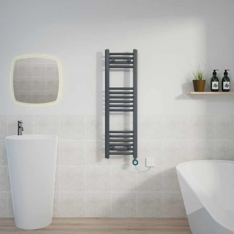 Image of Warmehaus - Curved Towel Rail Thermostatic&hellip;