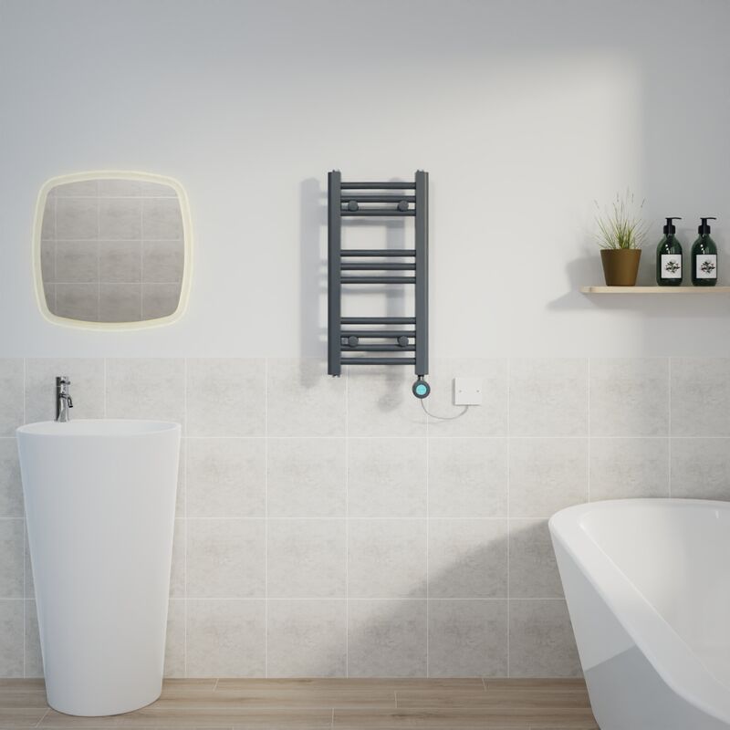 Image of Warmehaus - Curved Towel Rail Thermostatic&hellip;