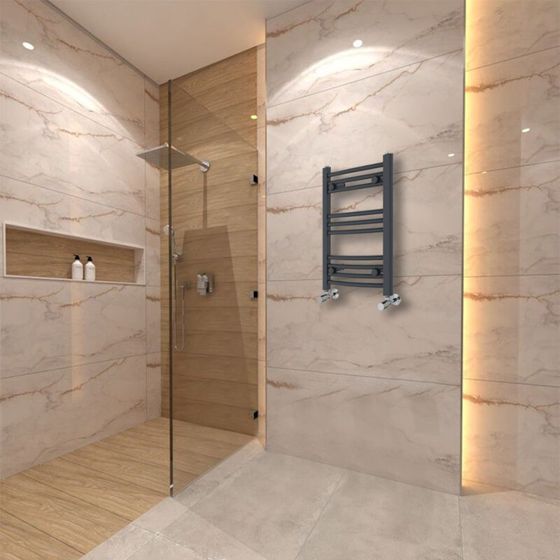 Image of Warmehaus - Curved Heated Towel Rail&hellip;