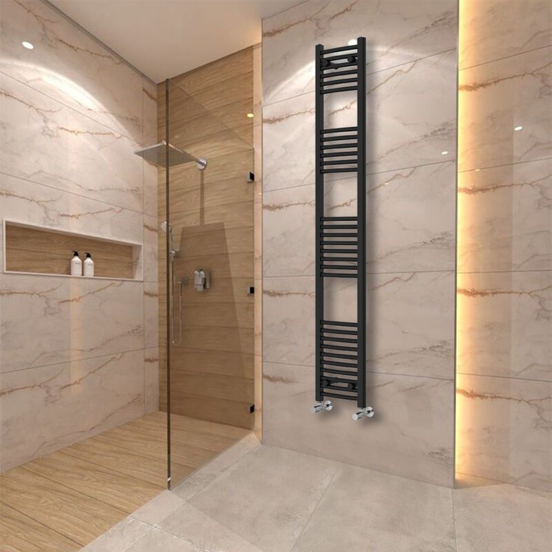 Image of WarmeHaus Bathroom Heated Towel Warmer Curved&hellip;