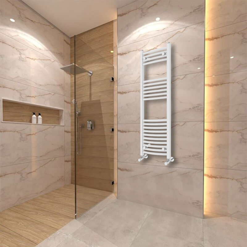 Image of Warmehaus - Curved White Bathroom Heated&hellip;