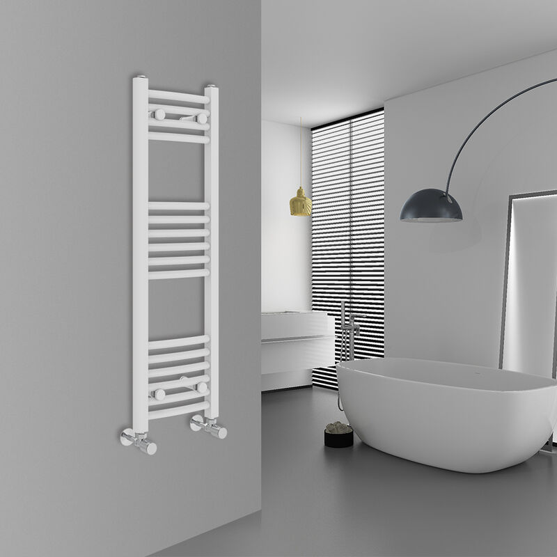 Image of Warmehaus - Curved White Bathroom Ladder&hellip;