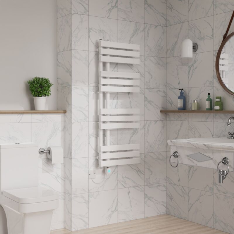 Image of Electric Thermostatic Towel Rail D Tube&hellip;