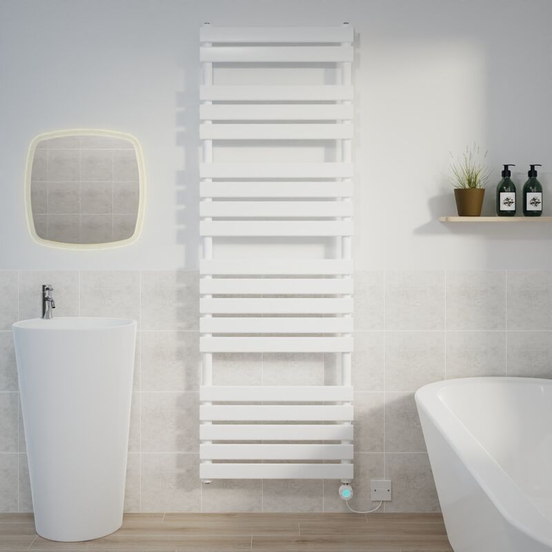Image of Flat Electric Towel Rail Thermostatic Timer&hellip;