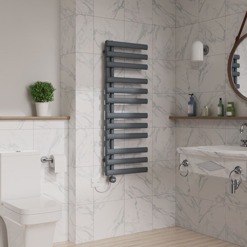 Image of Oval Touch Screen Electric Towel Rail&hellip;