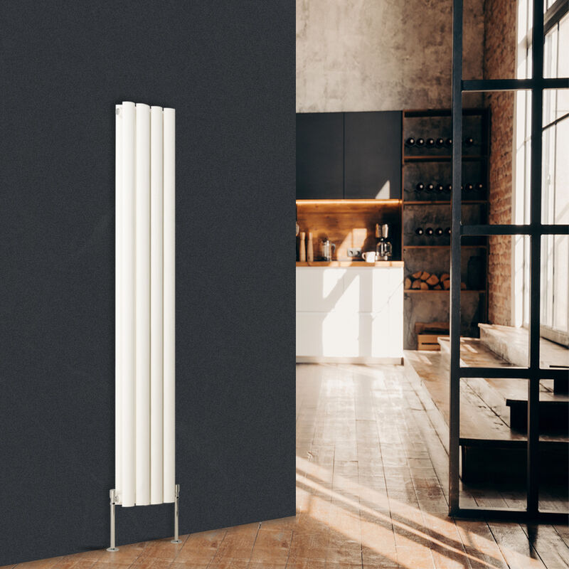 Image of Warmehaus Vertical Oval Panel Double Radiator&hellip;