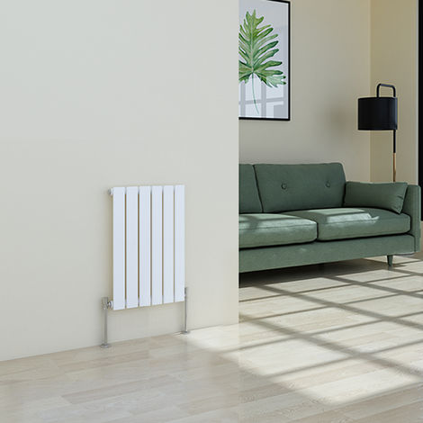 Warmehaus Designer White Radiator Flat Panel Modern Heating