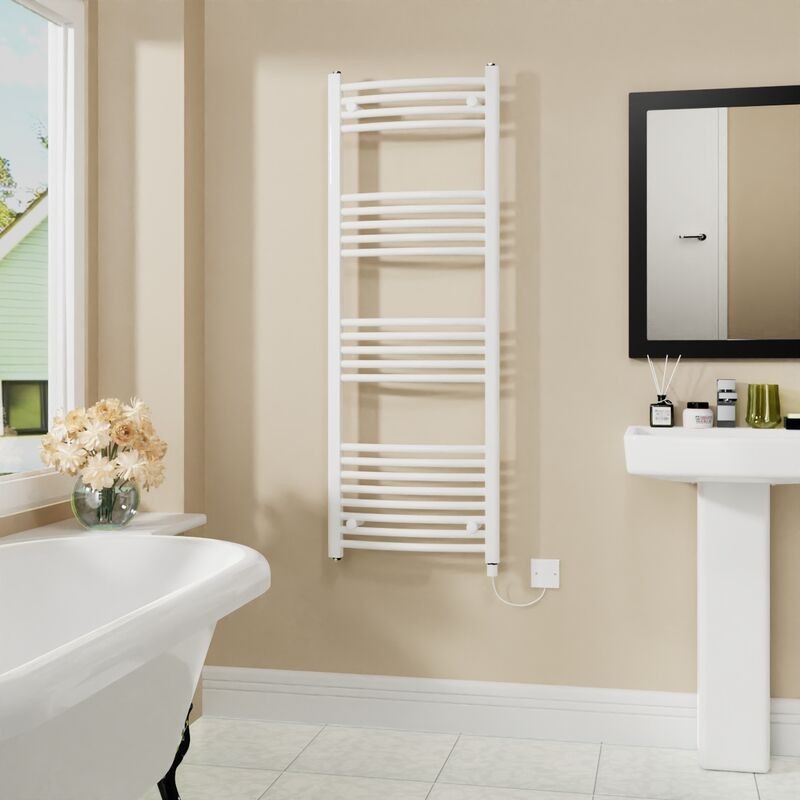 Image of Warmehaus - Electric Curved Bathroom Radiator&hellip;