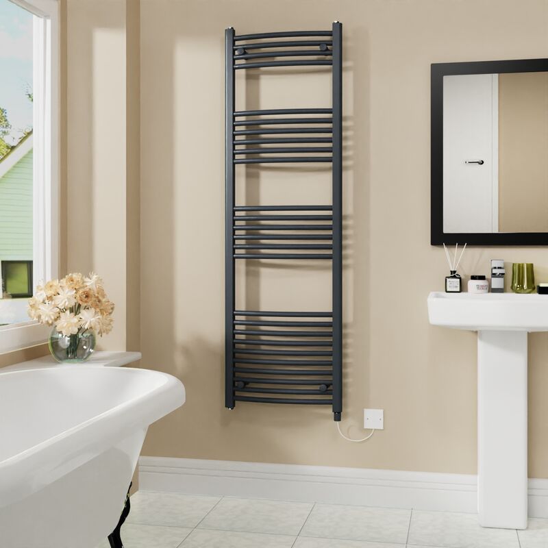 Image of Warmehaus - Electric Curved Bathroom Radiator&hellip;
