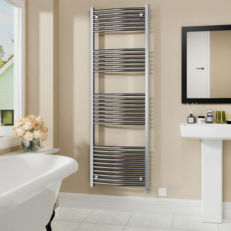 Image of Warmehaus - Electric Curved Bathroom Radiator&hellip;