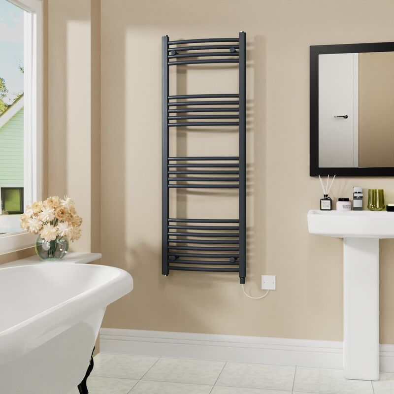 Image of Warmehaus - Electric Curved Bathroom Radiator&hellip;