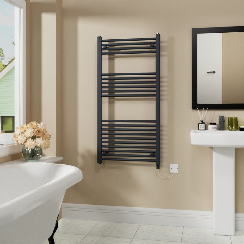 Image of Warmehaus - Electric Bathroom Radiator Straight&hellip;