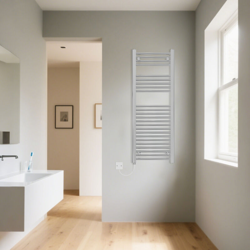 Image of Warmehaus - Electric Straight Heated Towel&hellip;
