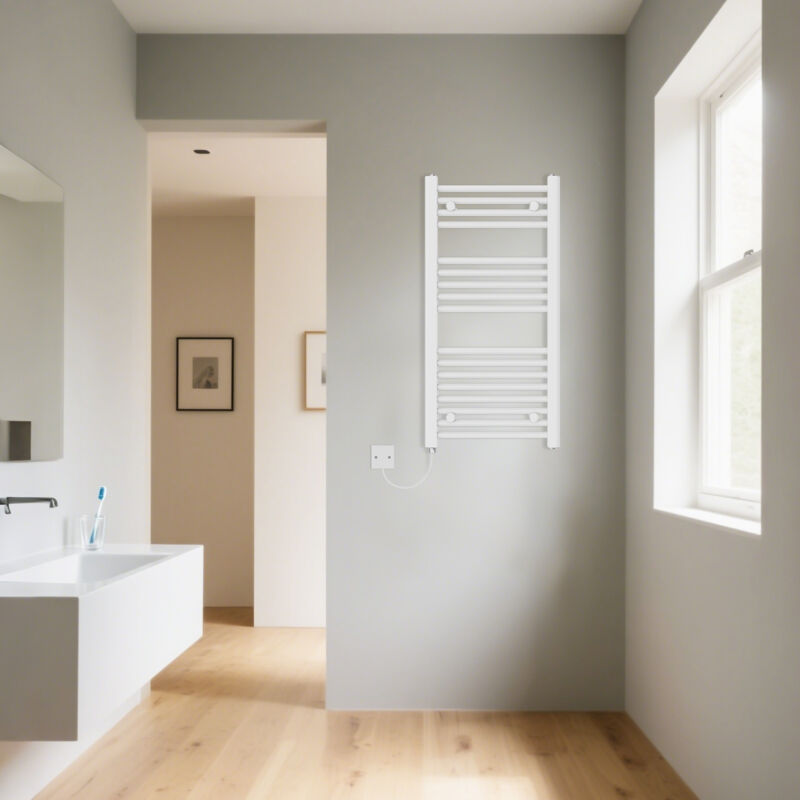 Image of Warmehaus - Electric Heated Towel White&hellip;