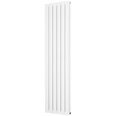 Warmehaus Flat Panel 1800x408mm Vertical Radiator Central Heating White Double Panel