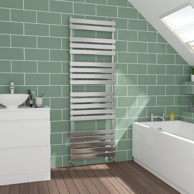 Image of Warmehaus - Flat Panel Chrome Towel&hellip;