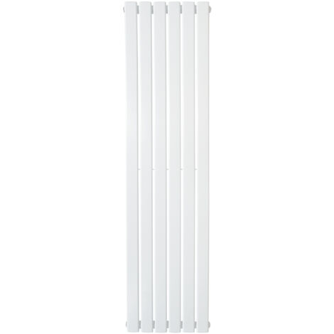 Warmehaus Flat Panel White Radiator Vertical 1600x408mm Double Panel