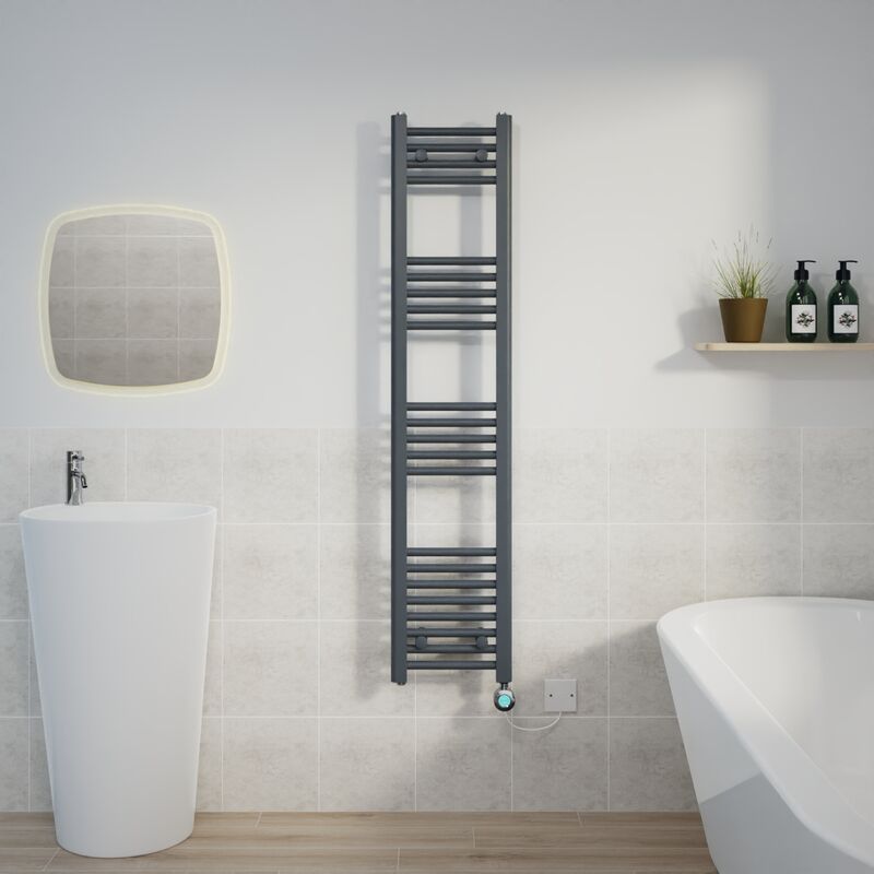 Image of Warmehaus - Thermostatic Towel Rail Straight&hellip;