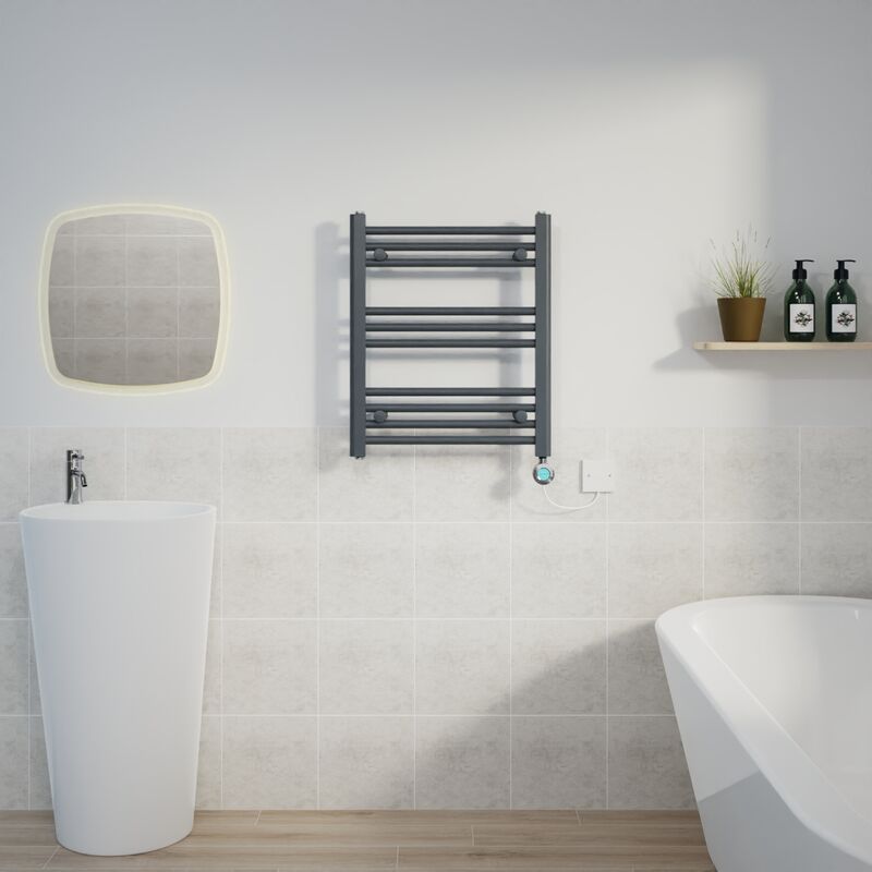 Image of Warmehaus - Thermostatic Towel Rail Straight&hellip;
