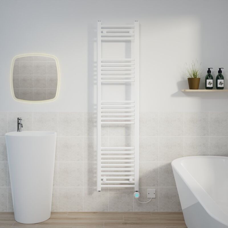 Image of Warmehaus - Thermostatic Towel Rail Straight&hellip;