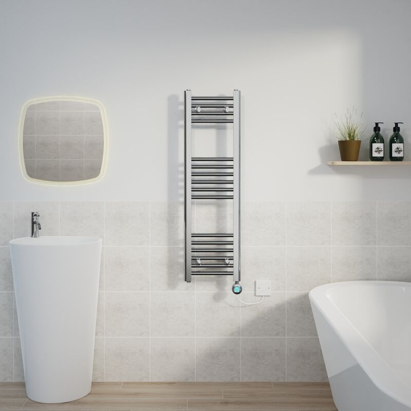 Image of Warmehaus - Thermostatic Towel Rail Straight&hellip;