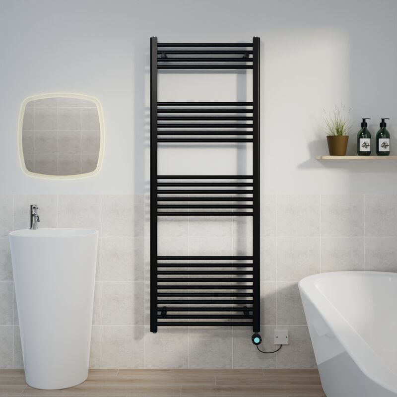 Image of Warmehaus - Thermostatic Towel Rail Straight&hellip;