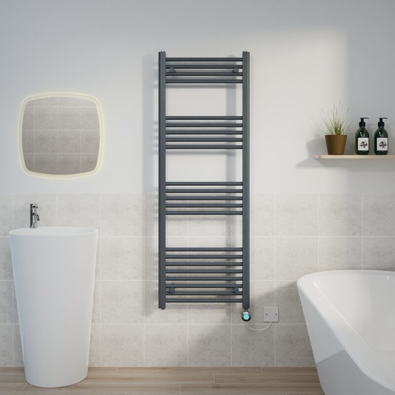Image of Warmehaus - Thermostatic Towel Rail Straight&hellip;