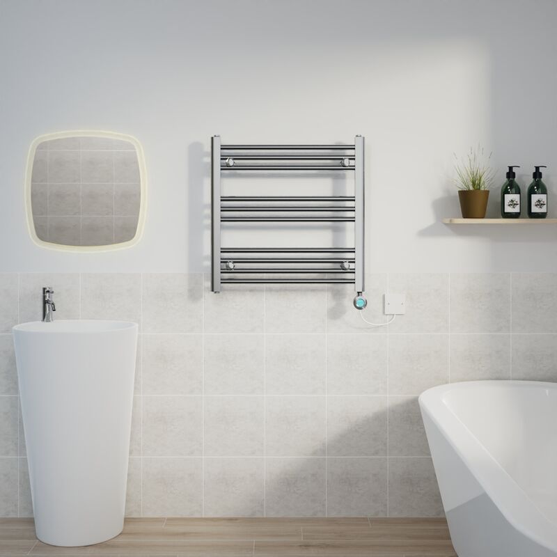 Image of Warmehaus - Thermostatic Towel Rail Straight&hellip;