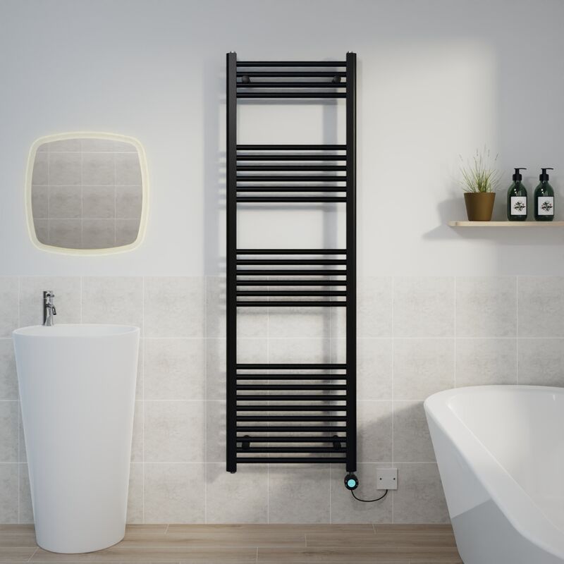 Image of Warmehaus - Thermostatic Towel Rail Straight&hellip;