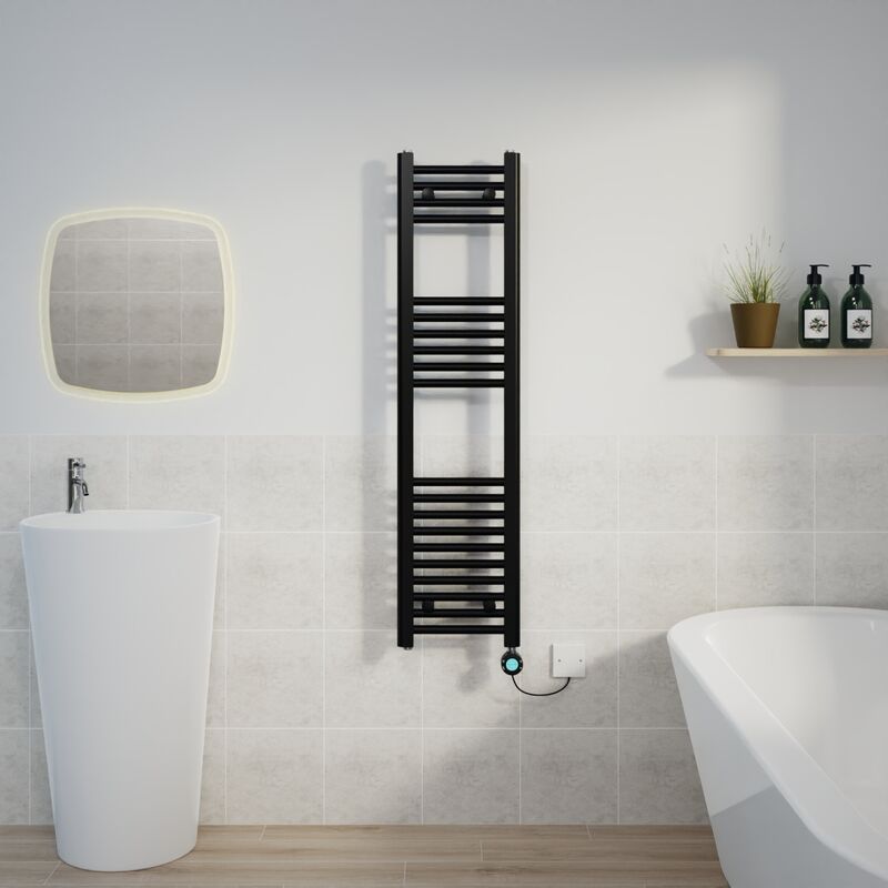 Image of Warmehaus - Thermostatic Towel Rail Straight&hellip;