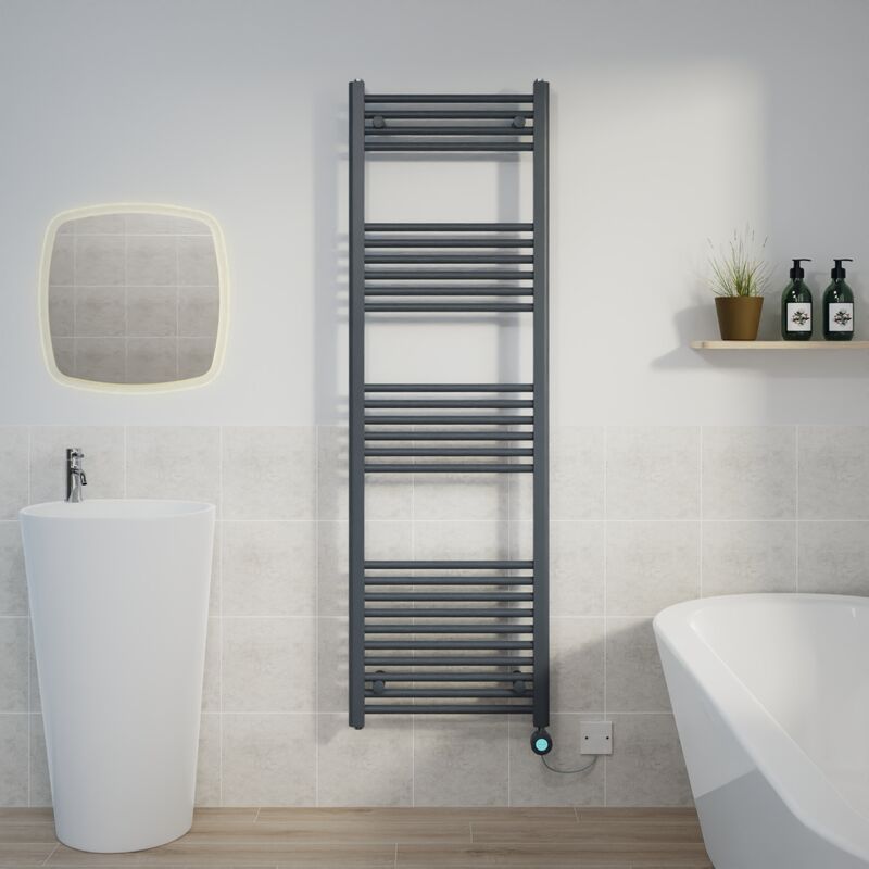 Image of Warmehaus - Thermostatic Towel Rail Straight&hellip;
