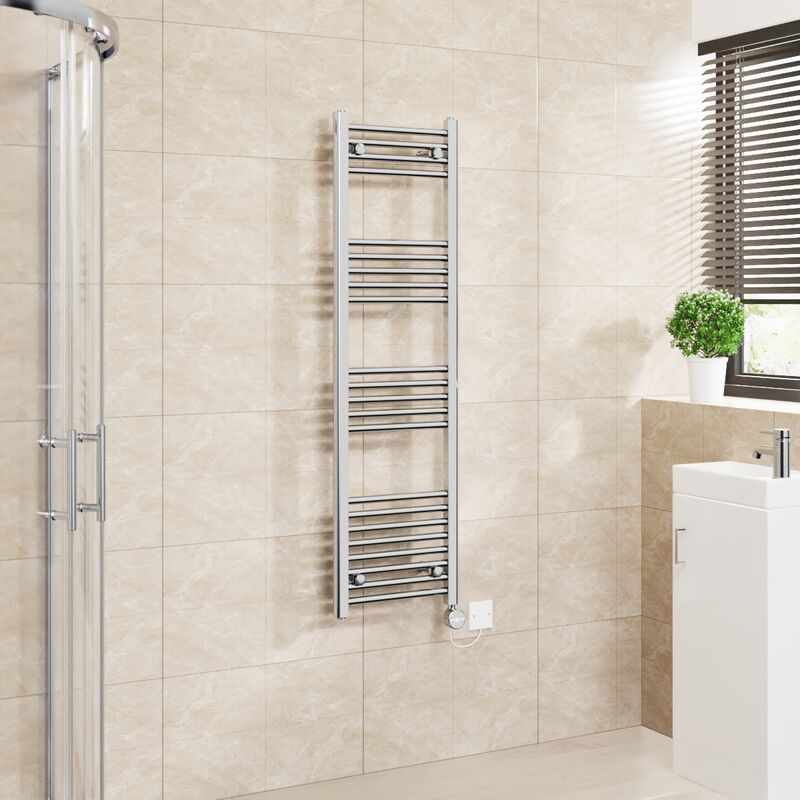 Image of Touch Screen Thermostatic Straight Towel Rail&hellip;