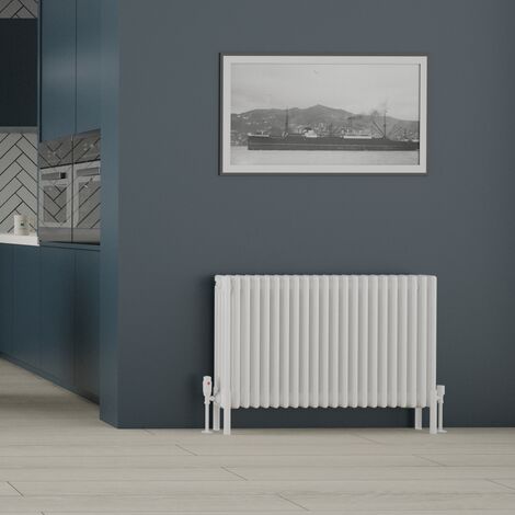 Warmehaus Traditional 4 Column Radiator 600x1010 White