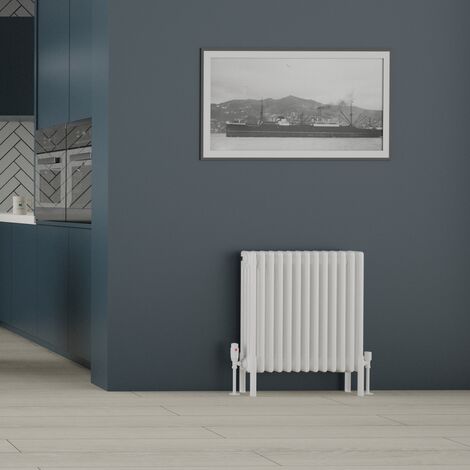 Warmehaus Traditional 4 Column Radiator 600x605 White