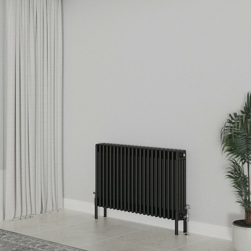 Image of Warmehaus - Traditional Radiator 600x1010mm Black&hellip;