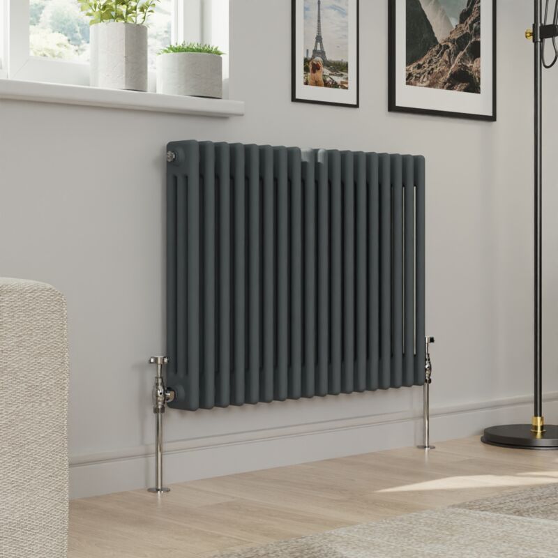 Image of Warmehaus - Traditional Triple Column Anthracite&hellip;