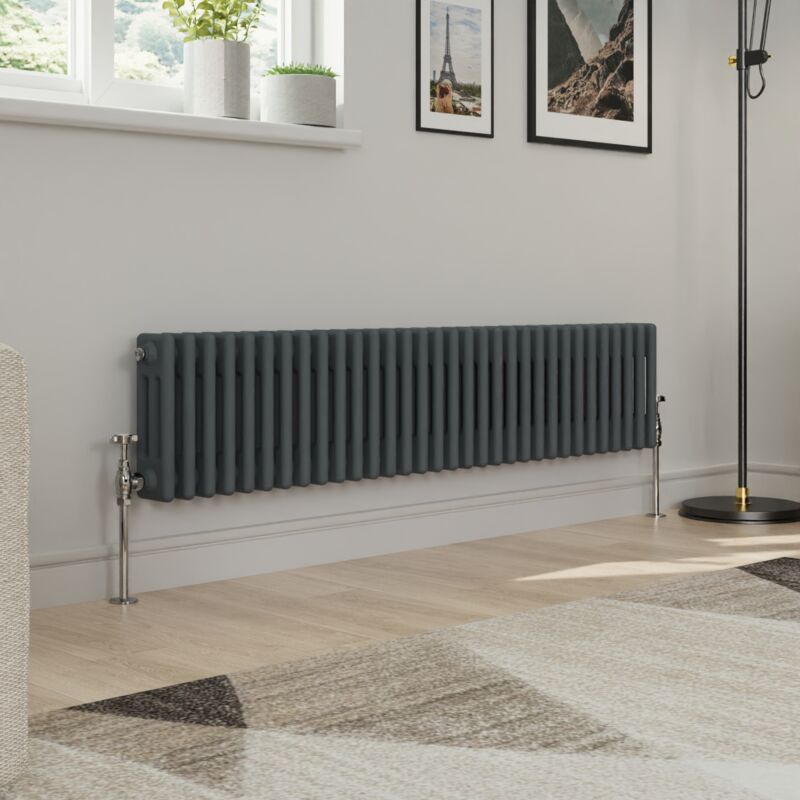 Image of Warmehaus - Traditional Triple Column Anthracite&hellip;