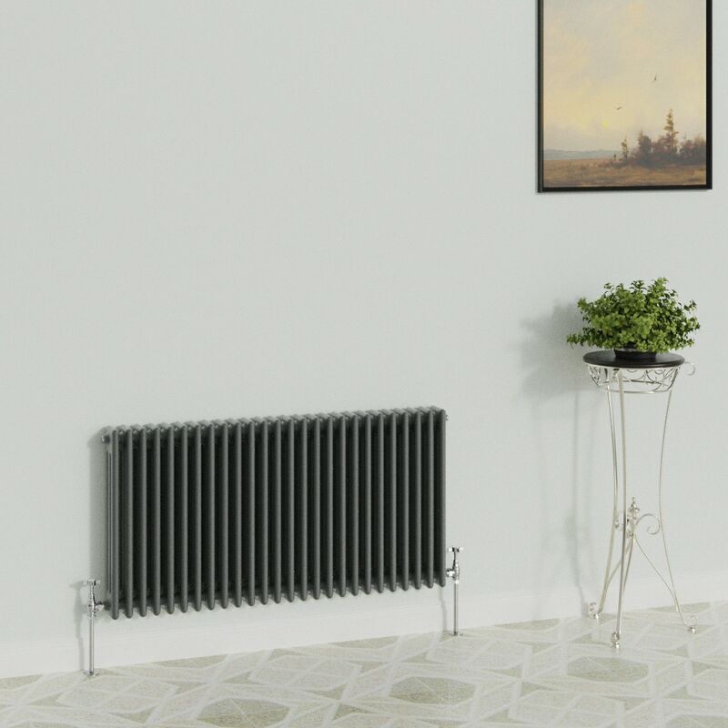 Image of WarmeHaus Traditional Radiator Anthracite 3 Column&hellip;