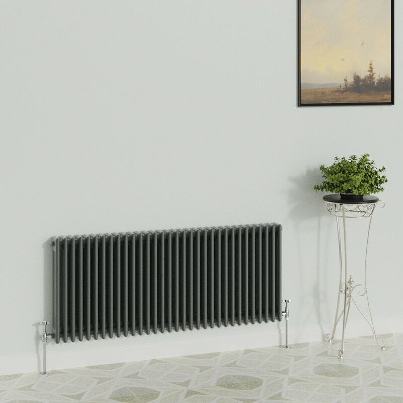 Image of WarmeHaus Traditional Radiator Anthracite 3 Column&hellip;