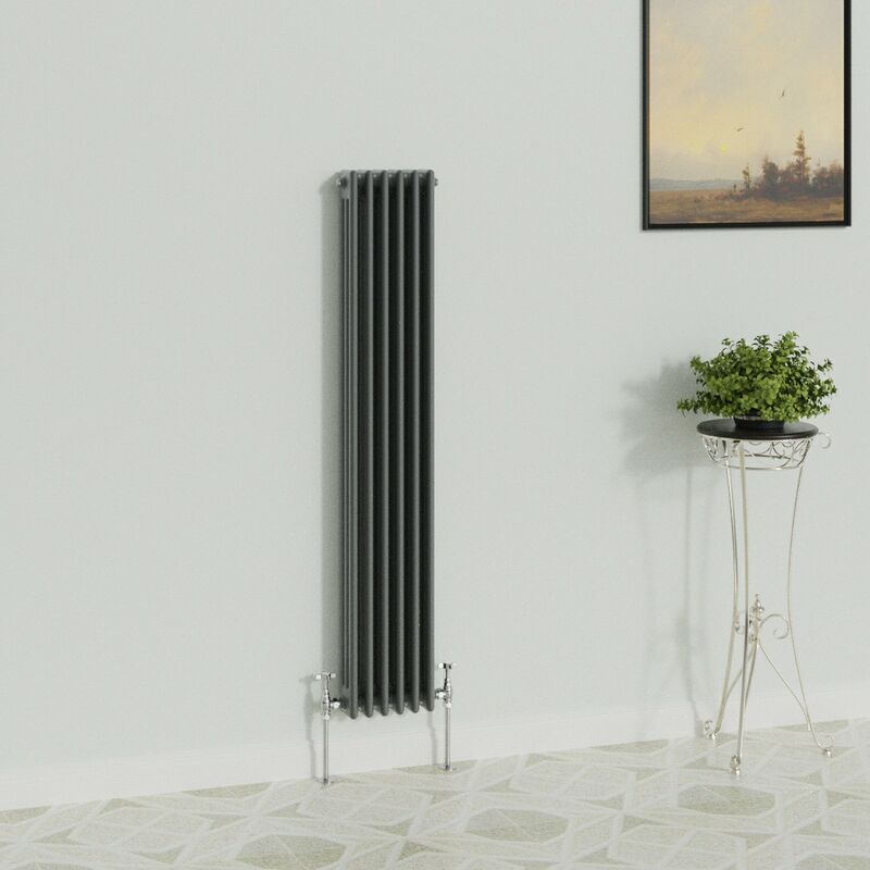 Image of Warmehaus - Traditional Radiator Anthracite 3&hellip;