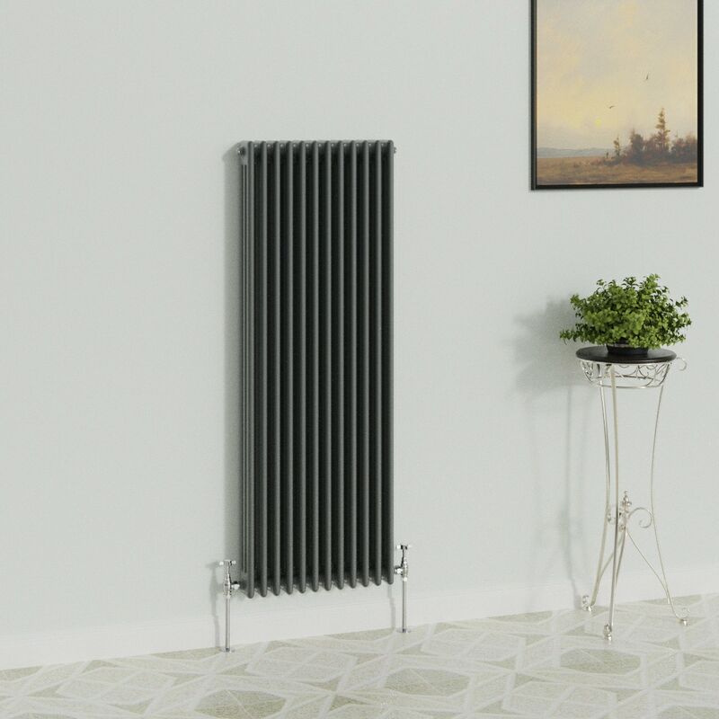 Image of Warmehaus - Traditional Radiator Anthracite 3&hellip;