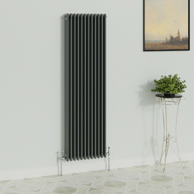 Image of Warmehaus - Traditional Radiator Anthracite 3&hellip;