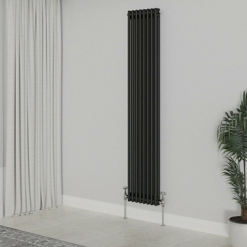 Image of WarmeHaus Traditional Radiator Black Double Column&hellip;
