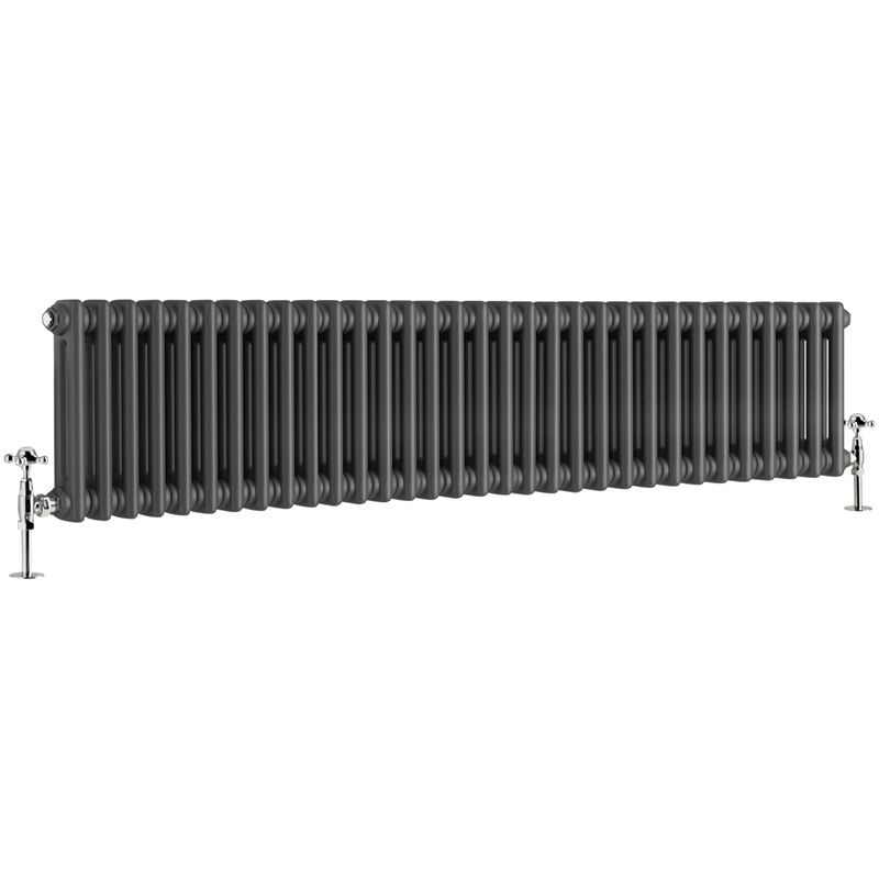 Image of Warmehaus - Traditional Double Anthracite Radiator&hellip;