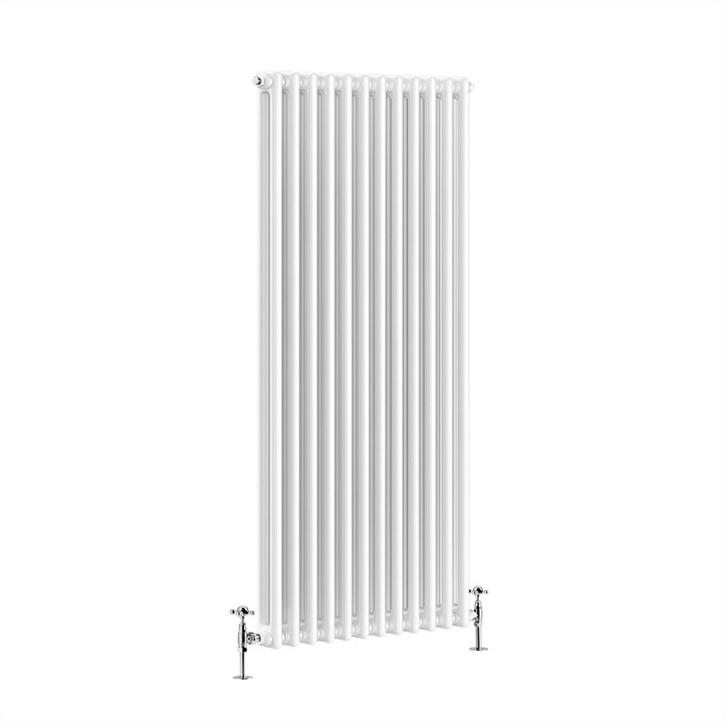 Image of Warmehaus Traditional Double White Tall Radiator&hellip;