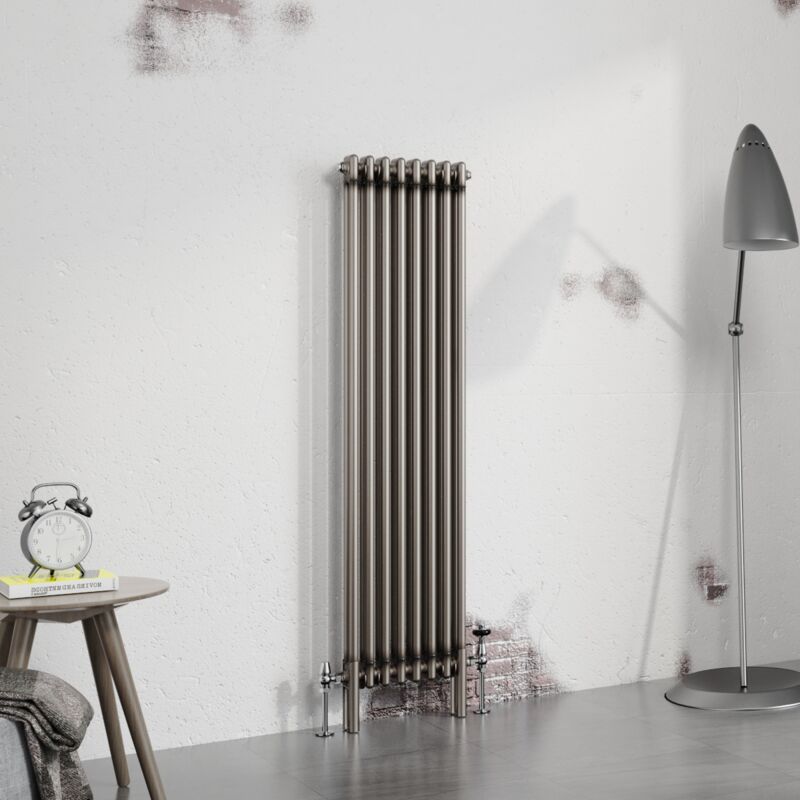 Image of Warmehaus Traditional Radiator Raw Metal 1500x380mm&hellip;