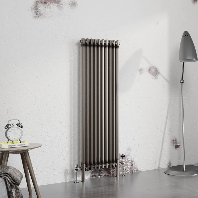 Image of Warmehaus Traditional Radiator Raw Metal 1500x470mm&hellip;