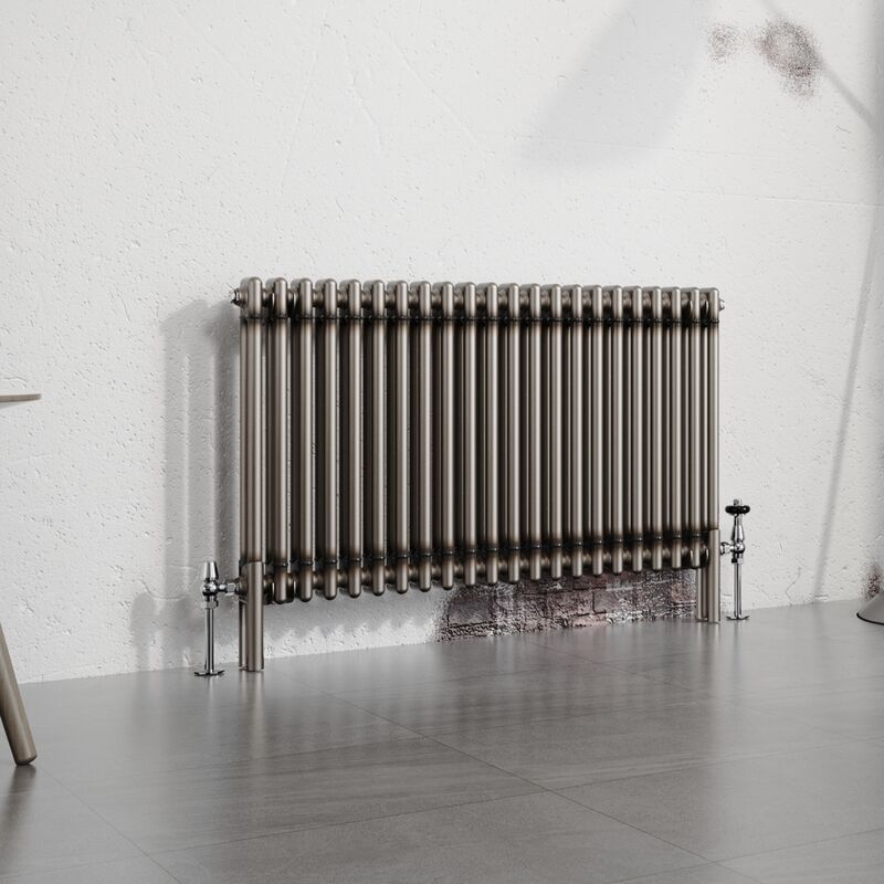 Image of Warmehaus Traditional Radiator Raw Metal 600x1010mm&hellip;